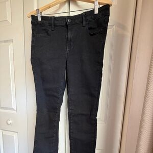 American Eagle Next-Level Stretch Black Jeans Ladies 10 X-Long